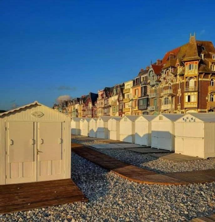 Le 8 ∙ Appartement Cosy Avec Balcon Vue Sur Mer Mers-les-Bains Exterior foto