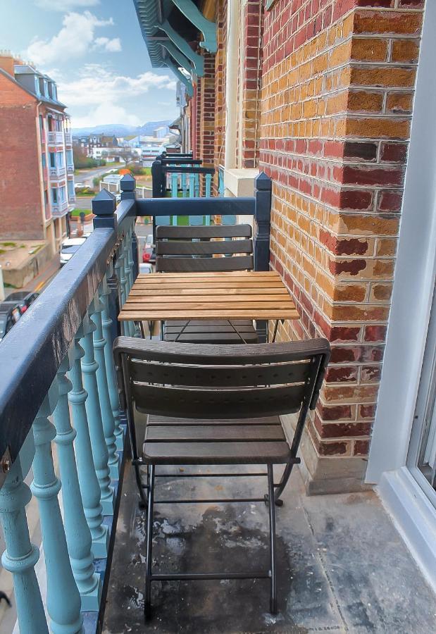 Le 8 ∙ Appartement Cosy Avec Balcon Vue Sur Mer Mers-les-Bains Exterior foto